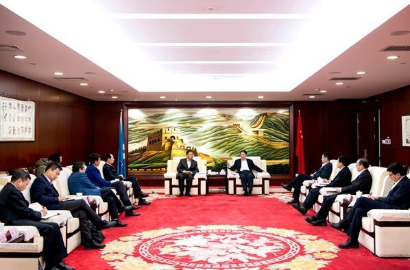溫樞剛會(huì)見中國(guó)能建黨委書記、董事長(zhǎng)汪建平