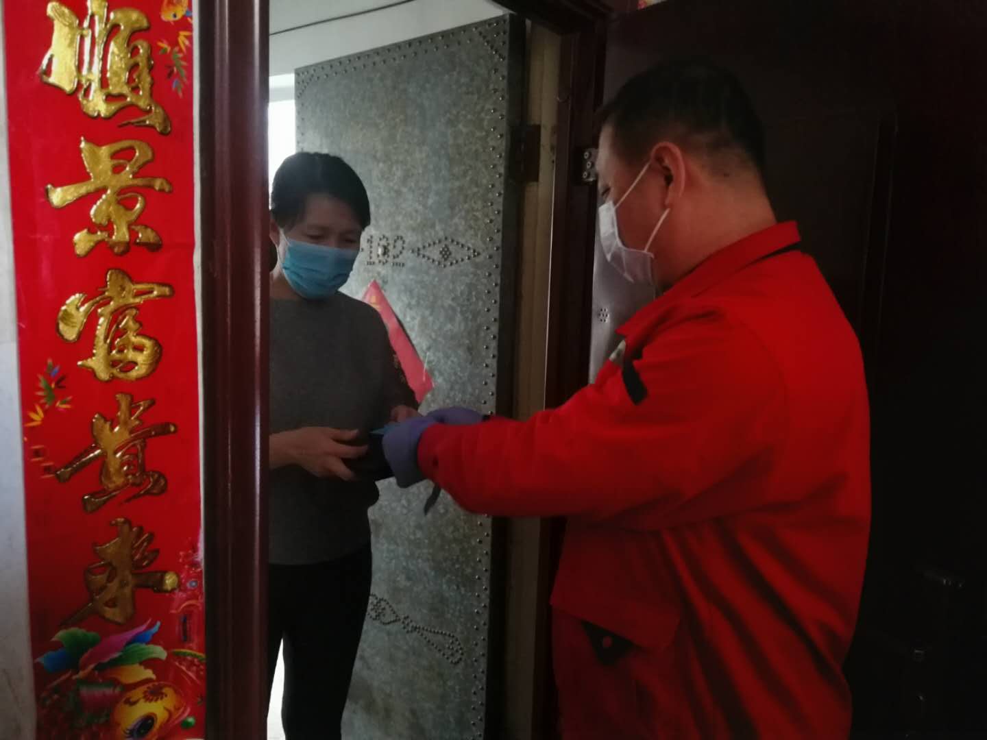 疫情防控，黨員在行動