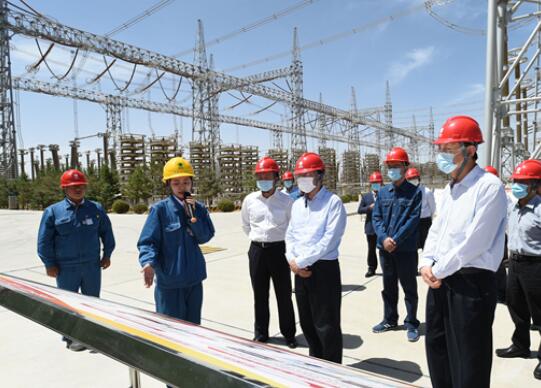 國家電網(wǎng)有限公司總經(jīng)理、黨組副書記辛保安赴國網(wǎng)寧夏電力調研