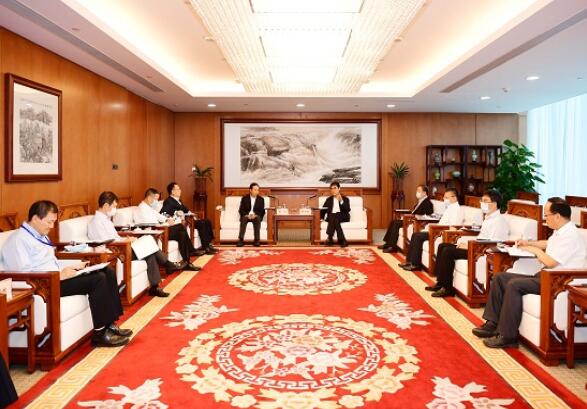 華能集團有限公司黨組書記、董事長舒印彪會見國開行董事長趙歡
