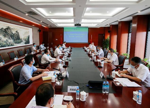 中國能建黨委書記、董事長汪建平會見國華電力董事長宋暢、總經(jīng)理李巍一行