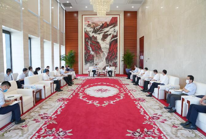 中國能建黨委書記、董事長汪建平會(huì)見陜西省副省長趙剛一行