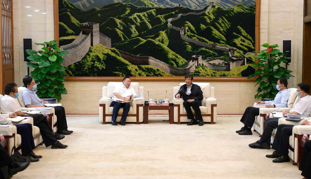 陳飛虎會(huì)見中國能建董事長宋海良、總經(jīng)理孫洪水