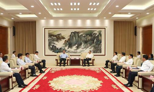 國(guó)家電網(wǎng)董事長(zhǎng)、黨組書記毛偉明拜會(huì)安徽省委書記李錦斌、省長(zhǎng)李國(guó)英