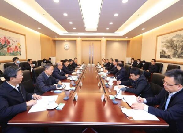 國家電網(wǎng)公司毛偉明、辛保安與生態(tài)環(huán)境部黨組書記孫金龍、部長黃潤秋舉行會談