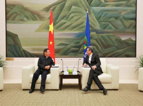 錢智民會見青海省政協(xié)副主席、海南州委書記張文魁