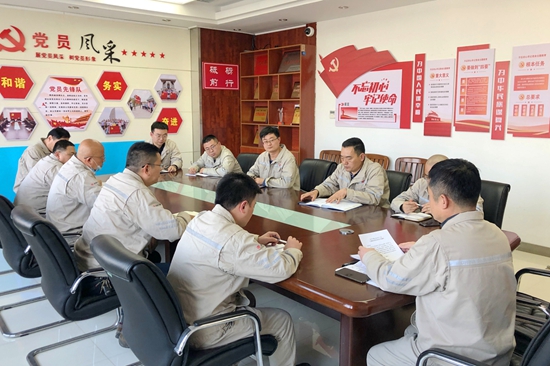 大唐淮北發(fā)電廠開展“沖刺四季度，奪取雙勝利”主題黨日活動(dòng)