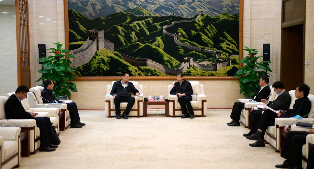 大唐集團公司黨組書記、董事長陳飛虎會見山東菏澤市委書記張新文