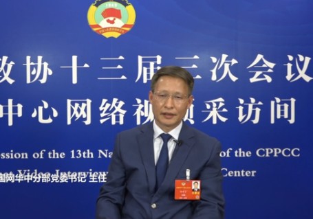 全國政協(xié)委員，國家電網(wǎng)有限公司副總經(jīng)濟(jì)師，華中分部主任、黨委書記陳修言：堅(jiān)持全國一盤棋 推動能源清潔低碳發(fā)展