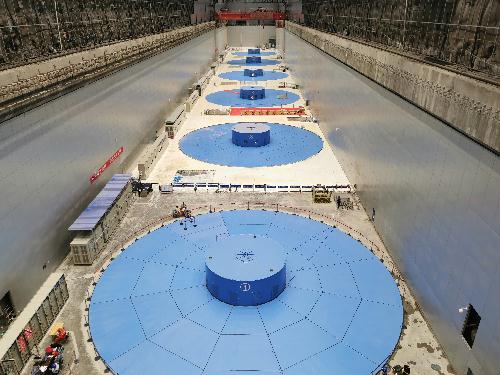 烏東德水電站最后一臺機(jī)組一次性啟動(dòng)成功
