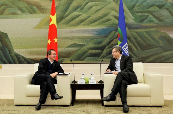 錢智民會見中國燃氣董事局主席、總裁劉明輝