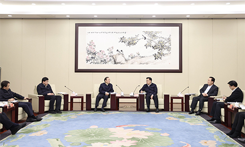 辛保安、張智剛拜會(huì)浙江省委書記袁家軍、省長(zhǎng)王浩
