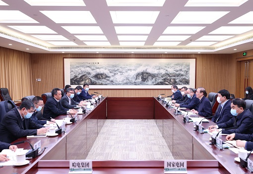 辛保安、張智剛與哈電集團董事長曹志安、總經理吳偉章會談