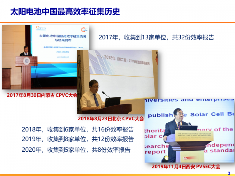 光伏專(zhuān)委會(huì):2021太陽(yáng)電池中國(guó)最高轉(zhuǎn)換效率發(fā)布