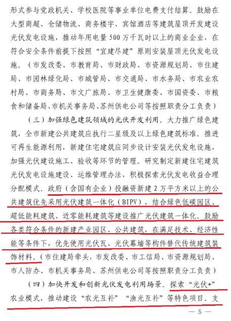 蘇州：國企廠房100%安裝分布式光伏！