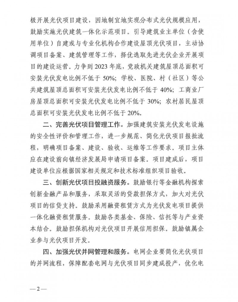 最高30萬，居民補(bǔ)助0.1元/千瓦時(shí)！東莞橋頭鎮(zhèn)發(fā)布《推進(jìn)屋頂分布式光伏發(fā)電的若干措施》