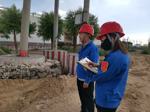 烏海市千里山供電分公司開展“擔(dān)使命，展作為，黨員巡線當(dāng)先鋒”主題黨日