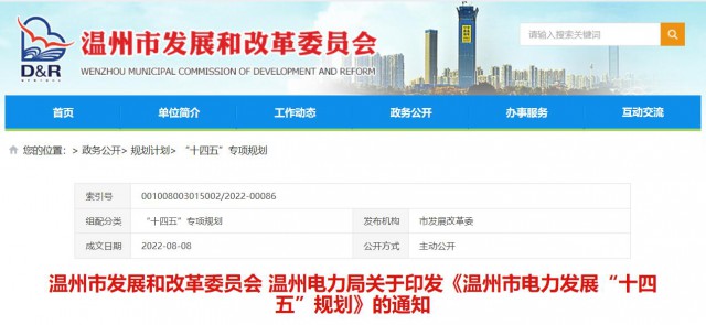 浙江溫州：推進園區(qū)和居民屋頂分布式光伏發(fā)電應(yīng)用，到2025年底，全市光伏裝機量達300萬千瓦