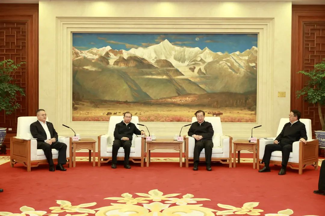 華電集團董事長江毅、總經(jīng)理葉向東拜會云南省委書記王寧、省長王予波