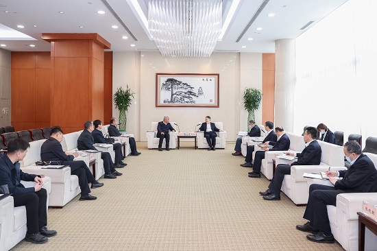 華能集團(tuán)黨組書記溫樞剛會見青海省委常委、海東市委書記烏拉孜別克·熱蘇力汗