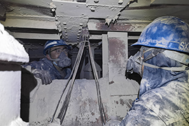 大唐臨汾熱電公司:撐起爐膛的“一片天”