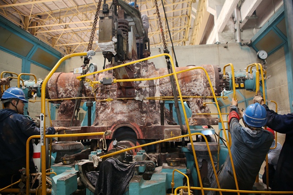 陜煤石電公司:C修現(xiàn)場的奮進身影