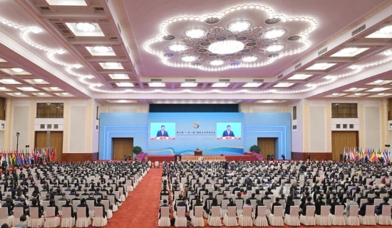 中國電建黨委書記、董事長丁焰章參加第三屆“一帶一路”國際合作高峰論壇開幕式