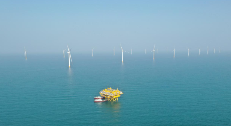 山東首個(gè)百萬(wàn)千瓦級(jí)海風(fēng)基地！國(guó)家電投半島南U1一期并網(wǎng)發(fā)電