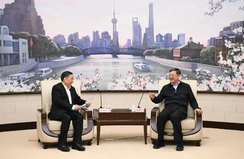 中國能建黨委書記、董事長宋海良拜會上海市委書記陳吉寧、市長龔正