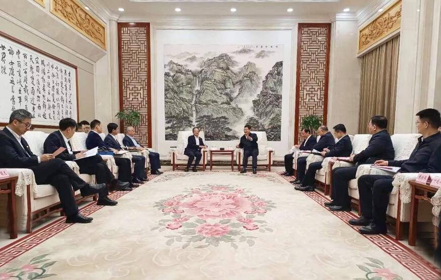 吳云拜會(huì)湖北省政府副省長(zhǎng)、黨組成員盛閱春