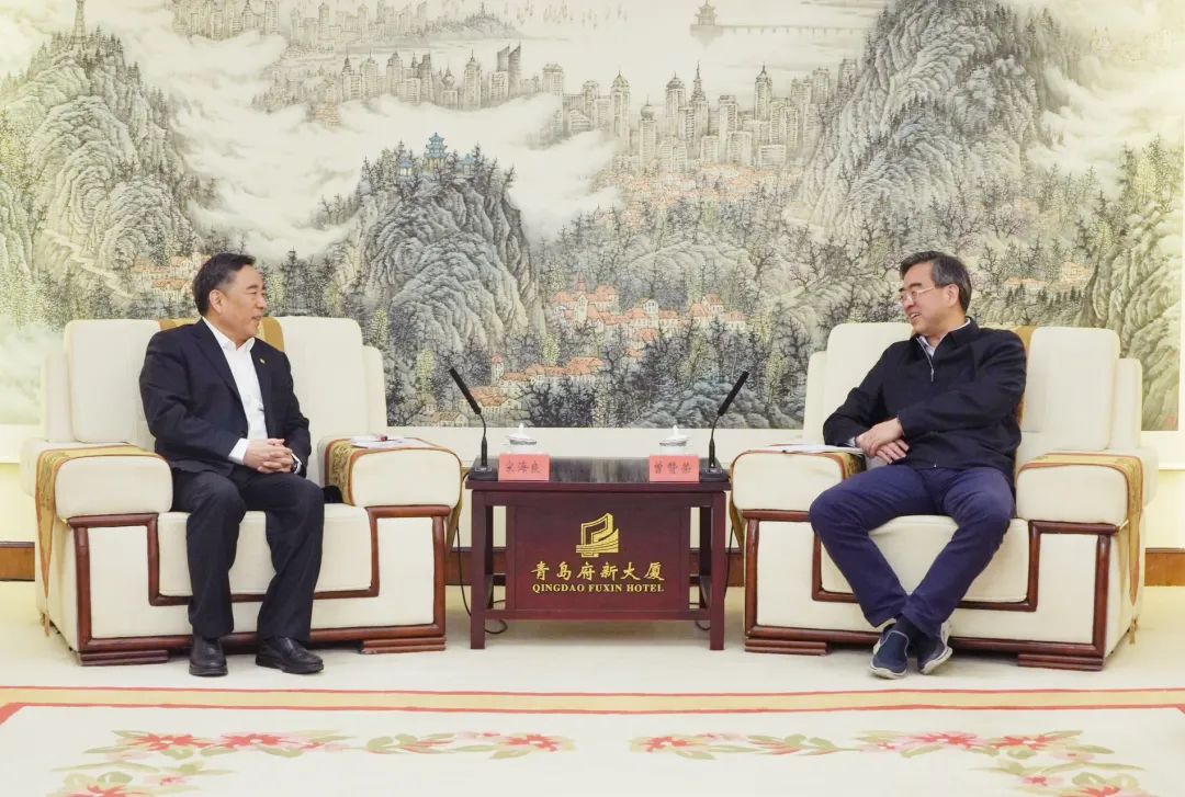 中國能建黨委書記、董事長宋海良拜會山東省委常委、青島市委書記曾贊榮