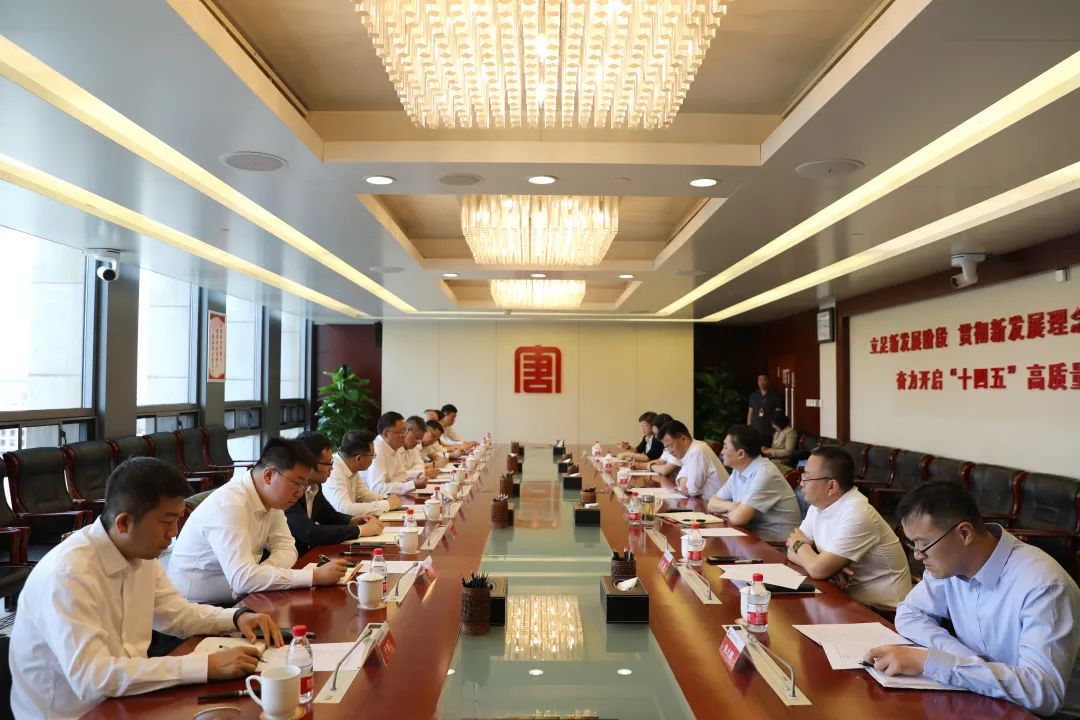 中建一局黨委書記、董事長吳愛國拜會大唐國際黨委書記、董事長王順啟