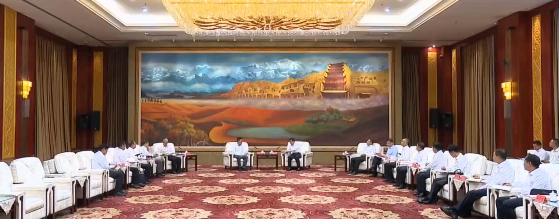 國(guó)家電投董事長(zhǎng)劉明勝、總經(jīng)理栗寶卿拜會(huì)甘肅省委書(shū)記胡昌升、省長(zhǎng)任振鶴