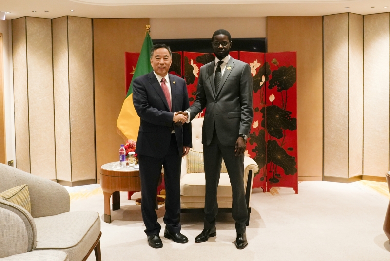 中國(guó)能建黨委書記、董事長(zhǎng)宋海良拜會(huì)塞內(nèi)加爾總統(tǒng)法耶