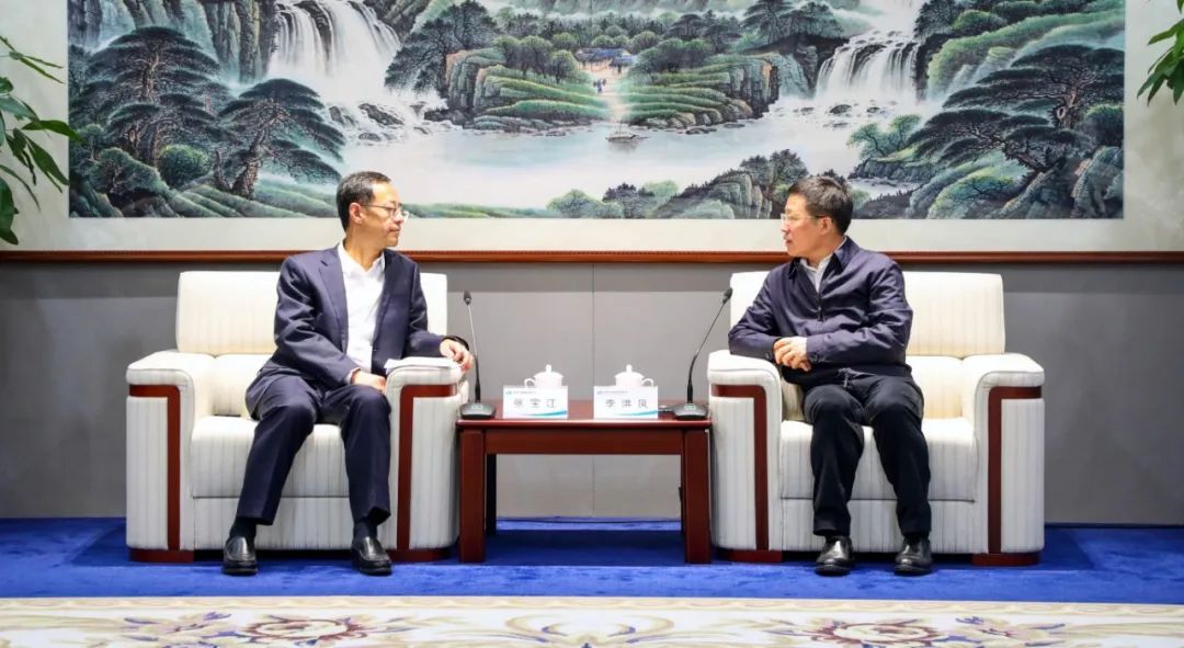 中國電氣裝備黨委書記、董事長李洪鳳會見交通銀行黨委副書記、行長張寶江