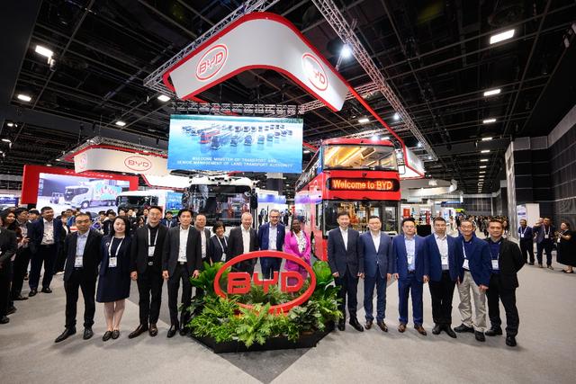 比亞迪攜T9R 電動重卡亮相SITCE，深度開拓亞太