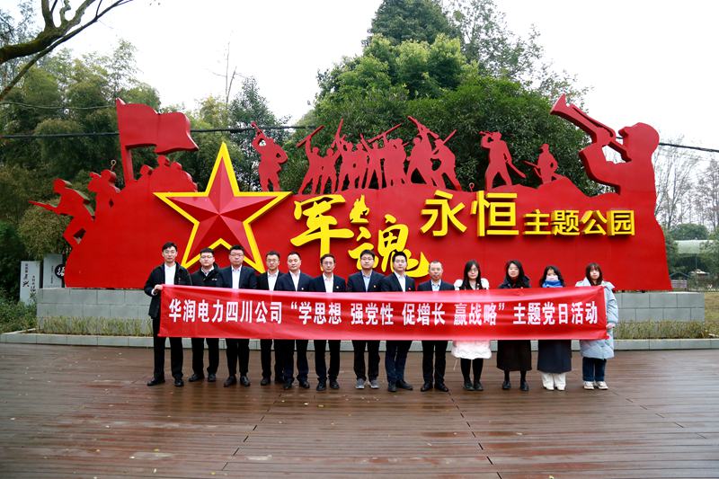 華潤電力四川公司聯(lián)合華潤集團在川企業(yè)開展“學思想、強黨性、促增長、贏戰(zhàn)略”主題黨日活動