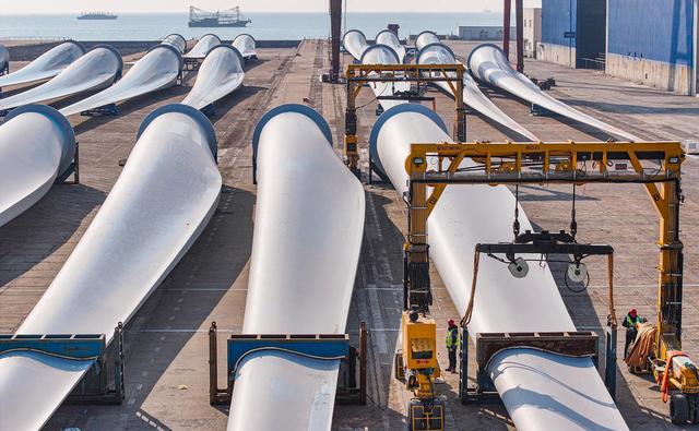 山東省加速發(fā)展海上風電，超大型風機源源不斷出海安裝