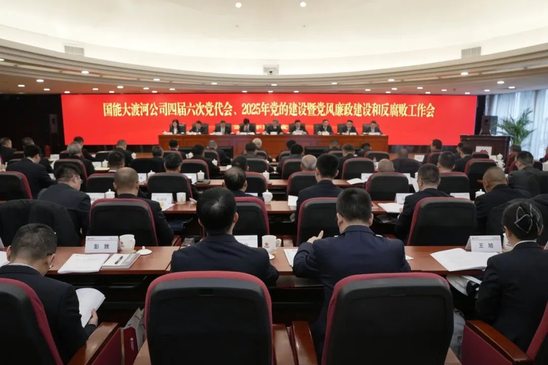 國(guó)能大渡河公司召開四屆第六次黨代會(huì)、2025年黨的建設(shè)暨黨風(fēng)廉政建設(shè)和反腐敗工作會(huì)