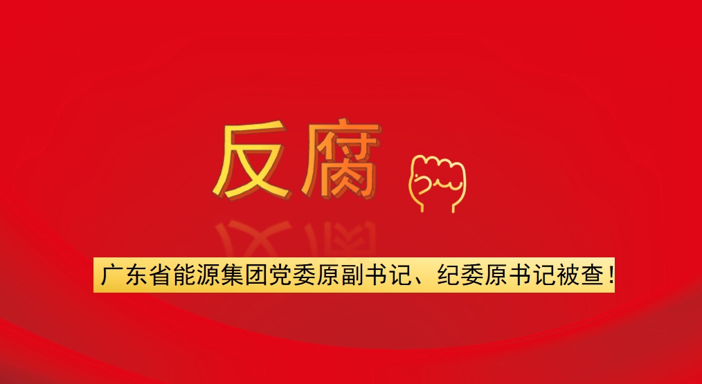 廣東省能源集團(tuán)黨委原副書(shū)記、紀(jì)委原書(shū)記被查！