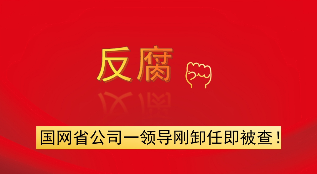 國網(wǎng)省公司一領(lǐng)導(dǎo)剛卸任即被查！